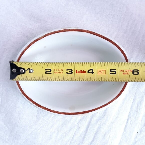 Mellor, Taylor & Co Antique Copper Tea Leaf Ironstone 5.5' Bowl Trinket Dish Eng - Picture 6 of 8